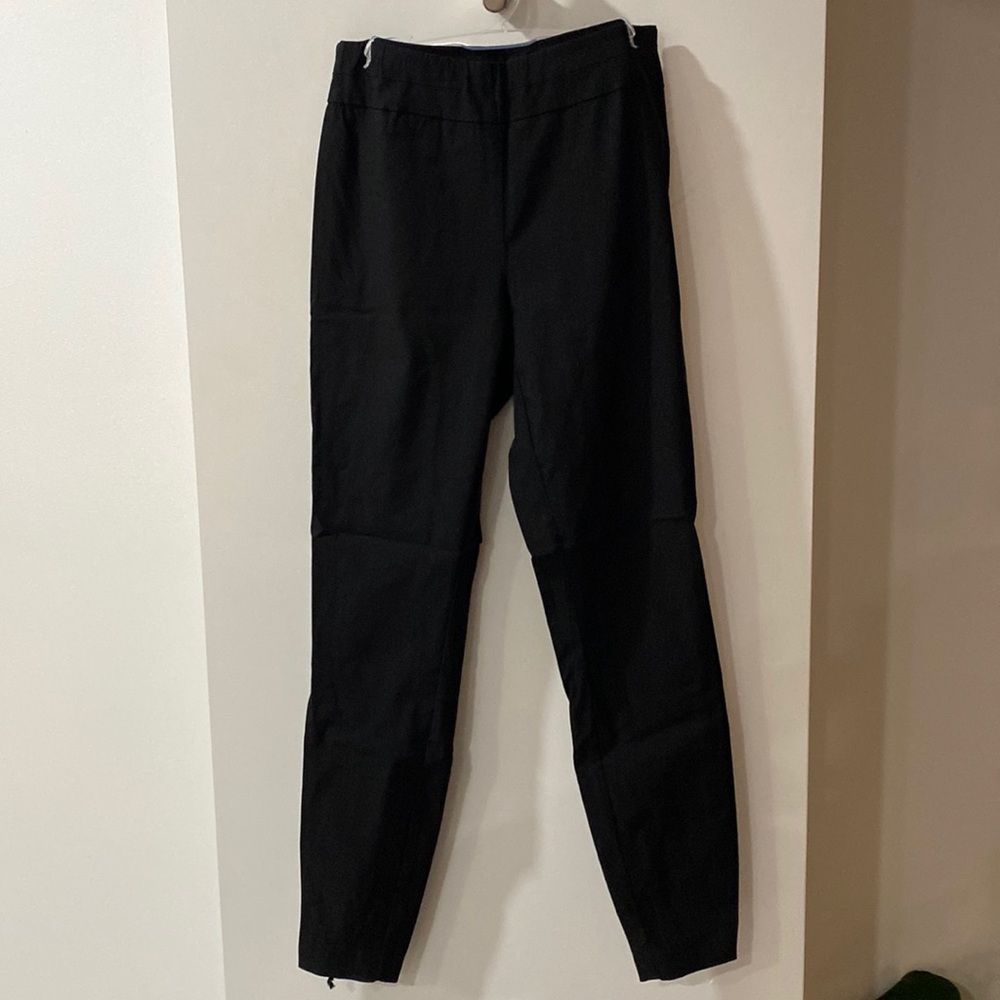 7th AVENUE DESIGN STUDIO black pull on cigarette pants S chic FRENCH